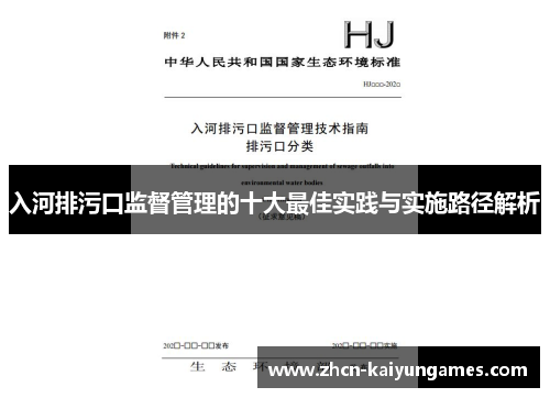 入河排污口监督管理的十大最佳实践与实施路径解析
